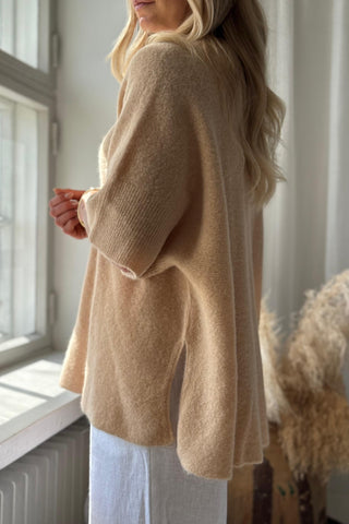 Brianne alpacajumper, beige