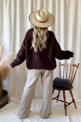 Bubble dream mohairneule, espresso