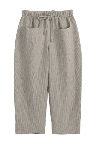 Bypias casual pellavajoggerit, pinstripe