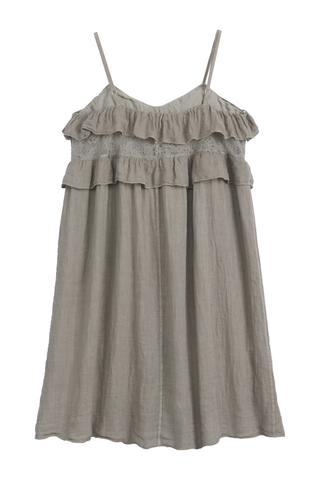 Caliza linen dress, taupe