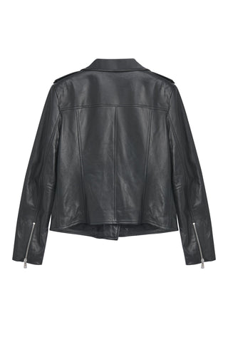 Calluna nahkatakki, musta