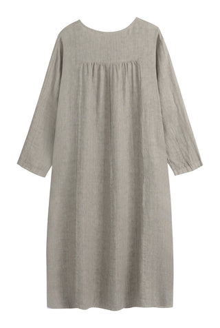 Camila pellavamekko, taupe