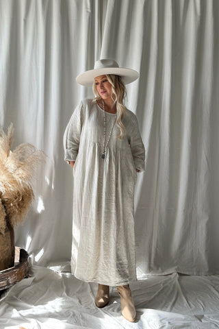 Camila pellavamekko, hiekka