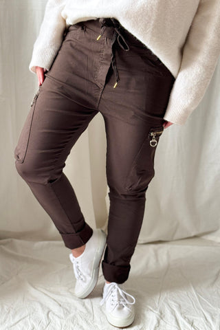 Cargo joggerit, coffee