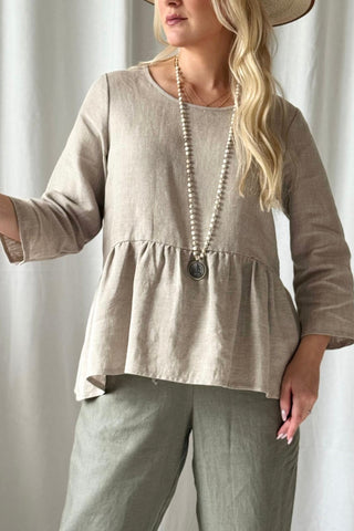 Bypias casual pellavajoggerit, camo