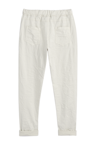 Casual tencel joggerit, hiekka