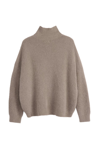 Katarine alpakka pooloneule, mocha