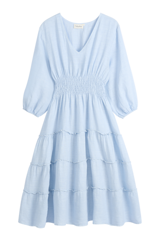 Celina linen dress, light blue