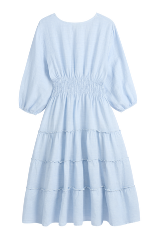 Celina linen dress, light blue