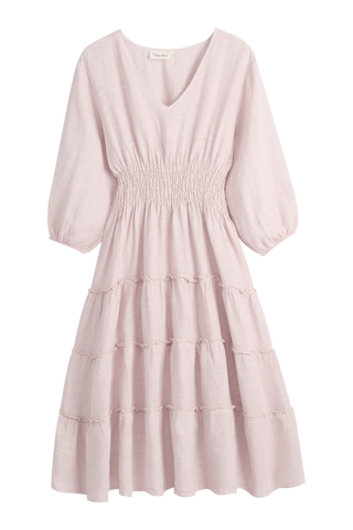 Celina linen dress, light pink