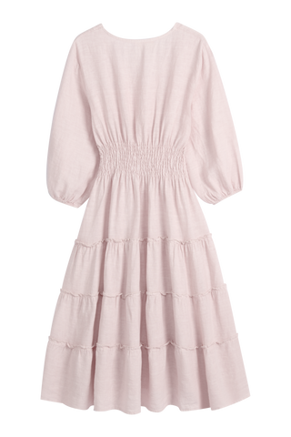 Celina linen dress, light pink