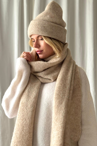 Chamonix alpakka beanie, beige