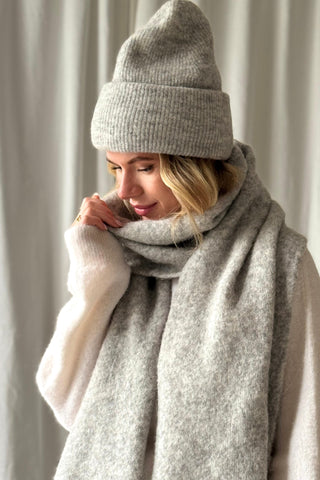 Chamonix alpakka beanie, harmaa