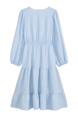 Charly linen dress, light blue
