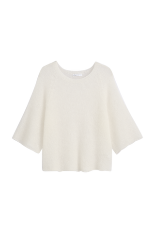 Chicness mohairneule, luonnonvalkoinen