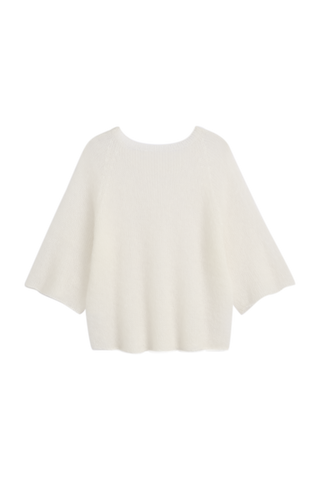 Chicness mohairneule, luonnonvalkoinen