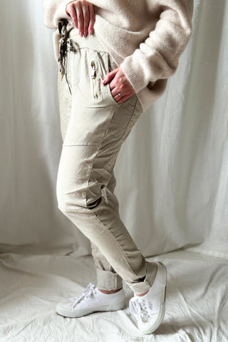 Cool joggerit, beige