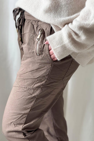 Cool joggerit, taupe