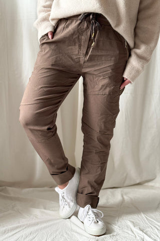 Cool joggerit, taupe
