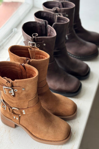 Cross low bootsit, caramel