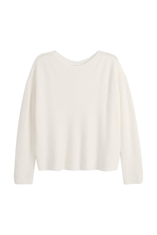 Cutie ribbed neule, chalk