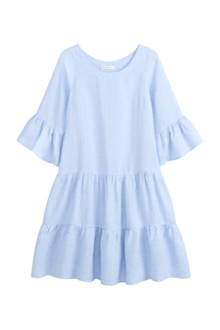 Daffodil pellavamekko, oxford blue