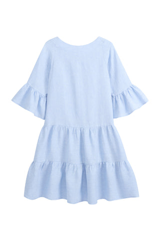 Daffodil pellavamekko, oxford blue