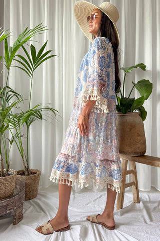 Dayglow Diva dress, blue