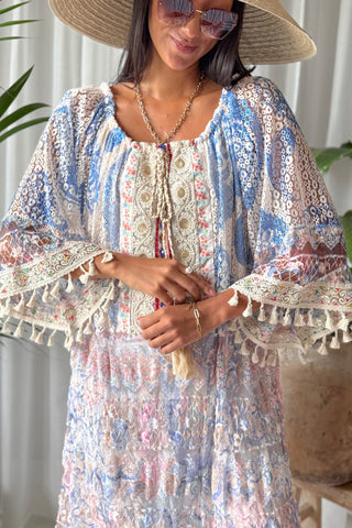 Dayglow Diva dress, blue