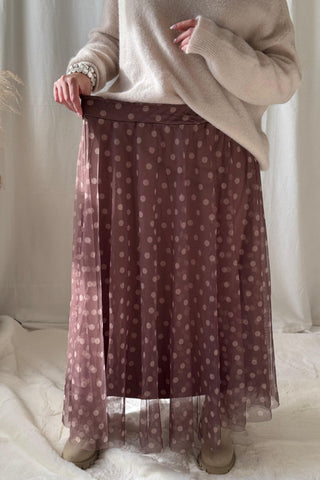 Dots Dream tyllihame, taupe