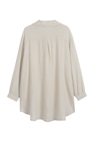 Easy Days linen shirt, sand