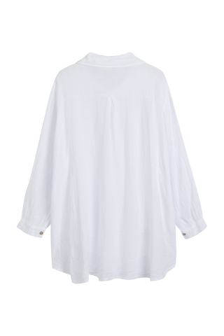 Easy Days linen shirt, white