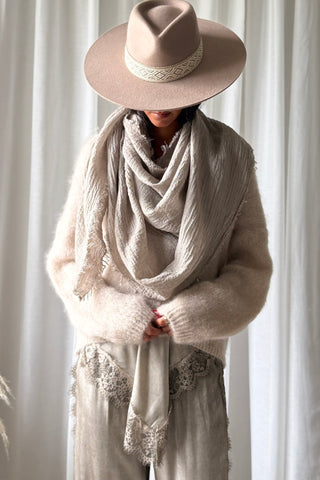 Edena scarf, taupe
