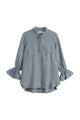 Ellitia linen shirt, smokey blue