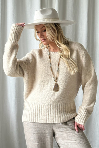 Feel me jumper, beige