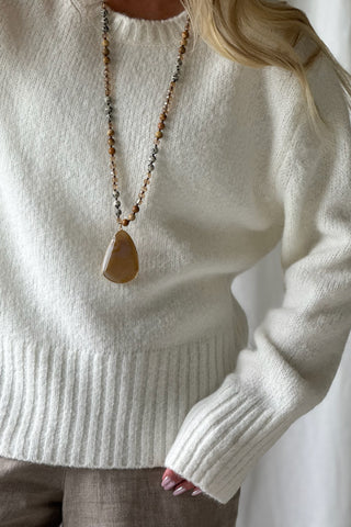 Feel me jumper, off white