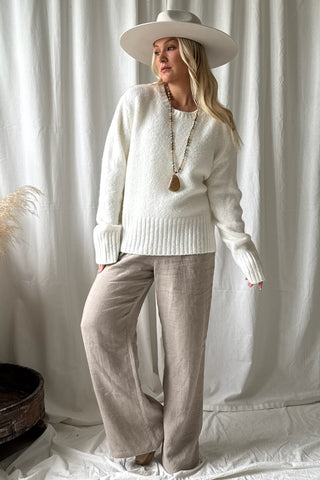 Feel me jumper, off white