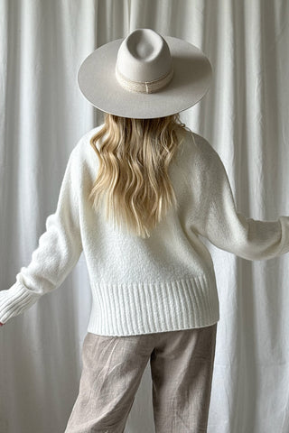 Feel me jumper, off white