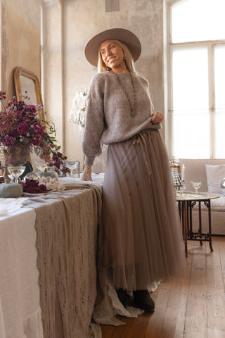 Felicity tyllihame, taupe