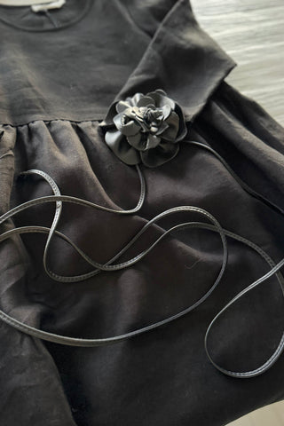 Fleur nahkavyö, musta