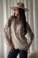 Florence Lace pusero, taupe