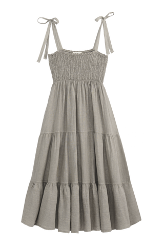 Florentino pellavamekko, taupe