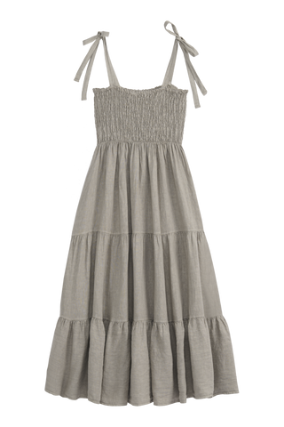 Florentino pellavamekko, taupe