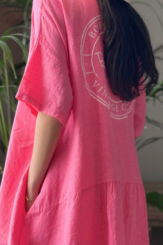 Freedom pellavapaita, boho dreams malibu pink