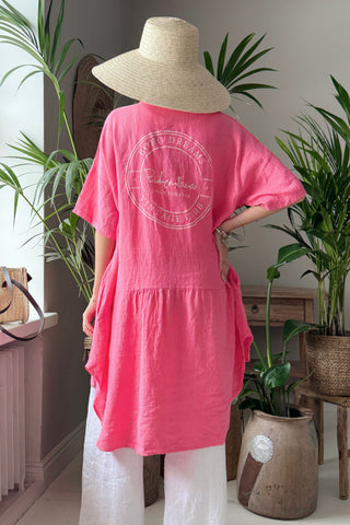 Freedom pellavapaita, boho dreams malibu pink