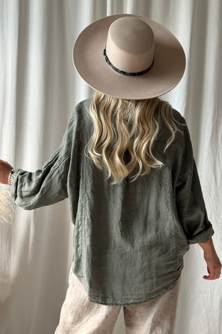 Friday pellavapaita, camo