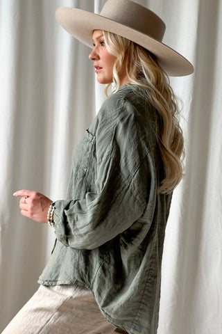 Friday pellavapaita, camo