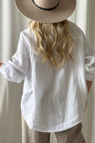 Friday pellavapaita, valkoinen