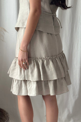 Frilla pellavahame, natural