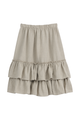 Frilla linen skirt, natural 